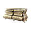 Commode double 6 tiroirs l 75 po