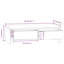 Lacandis Wood Monitor Stand-81406595-83100270
