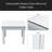 Maesen 4 Legs Mirrored Coffee Table