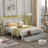 Platform Bed with Under-bed Drawers