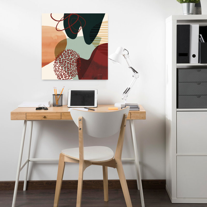 Variété II, art contemporain moderne abstrait, H 18 po x l 18 po