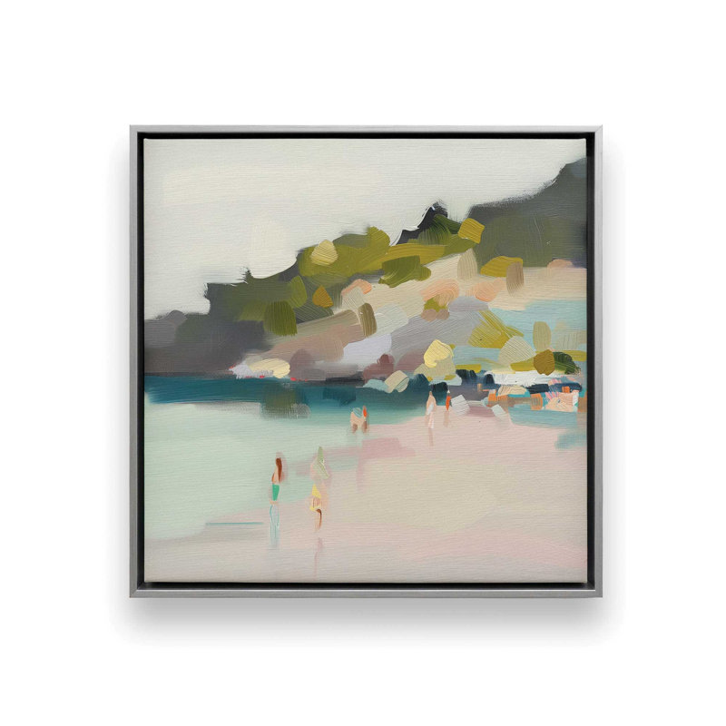 «Sandy Spectrum V2 (Square)», reproduction d'art encadrée sur toile par Azure Artisanal Studio, H 18 po x l 18 po x P 1,75 po