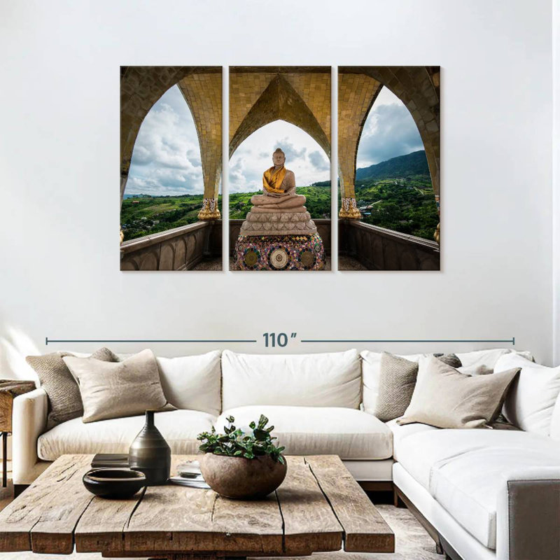 Adella Thai Buddha, 48" H x 74" W