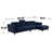 Upholstered 125.25 " L-Shaped Sofa & Chaise