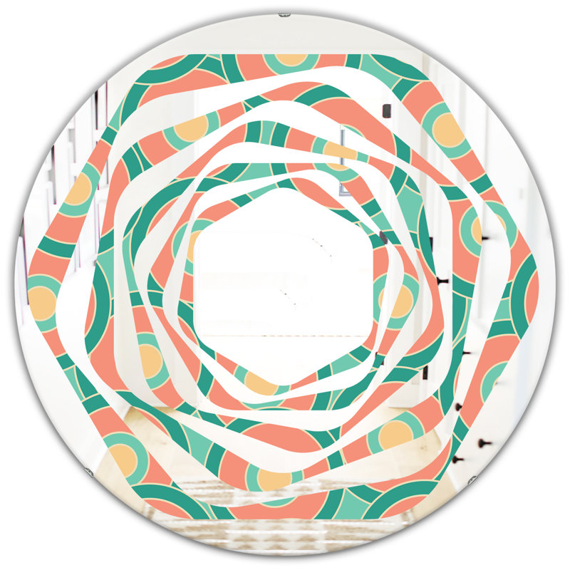 Miroir mural VI Whirl, H 23,6 po x l 23,6 po