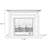 White Manufactured Wood Electric Fireplace-278268880