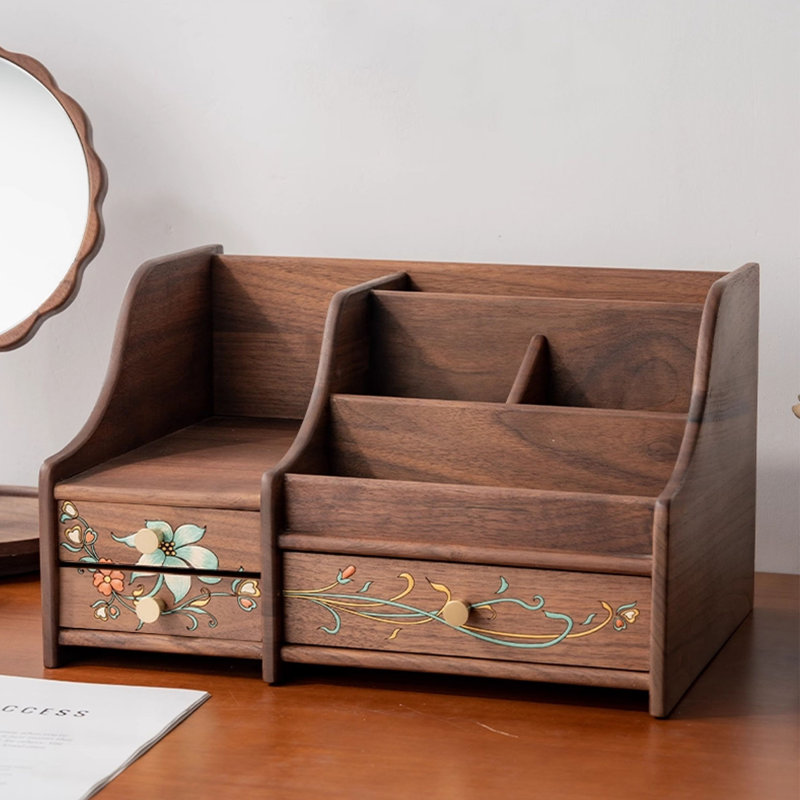 Organisateur de maquillage pour coiffeuse, organisateur de comptoir