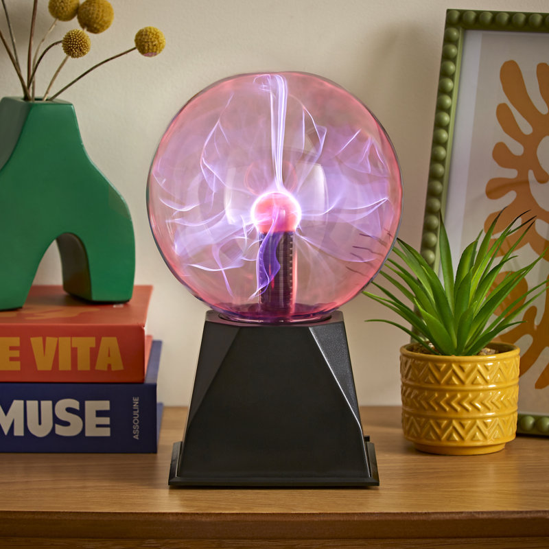 Maybrook Pixo Retro Plasma Touch Globe Ball 23.5cm Figurine Novelty Light