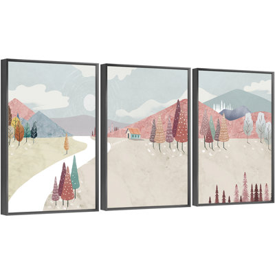 " Mountain " 3 - Pieces