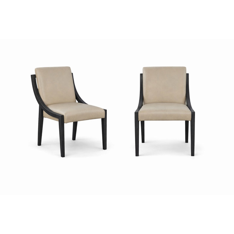 Kratz Leather Sling Chair -Peppercorn