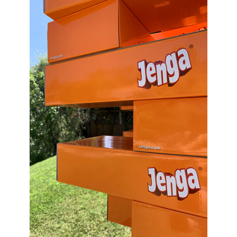 Jenga® XXL Gigantic Cardboard Edition Game (Wayfair Exclusive)