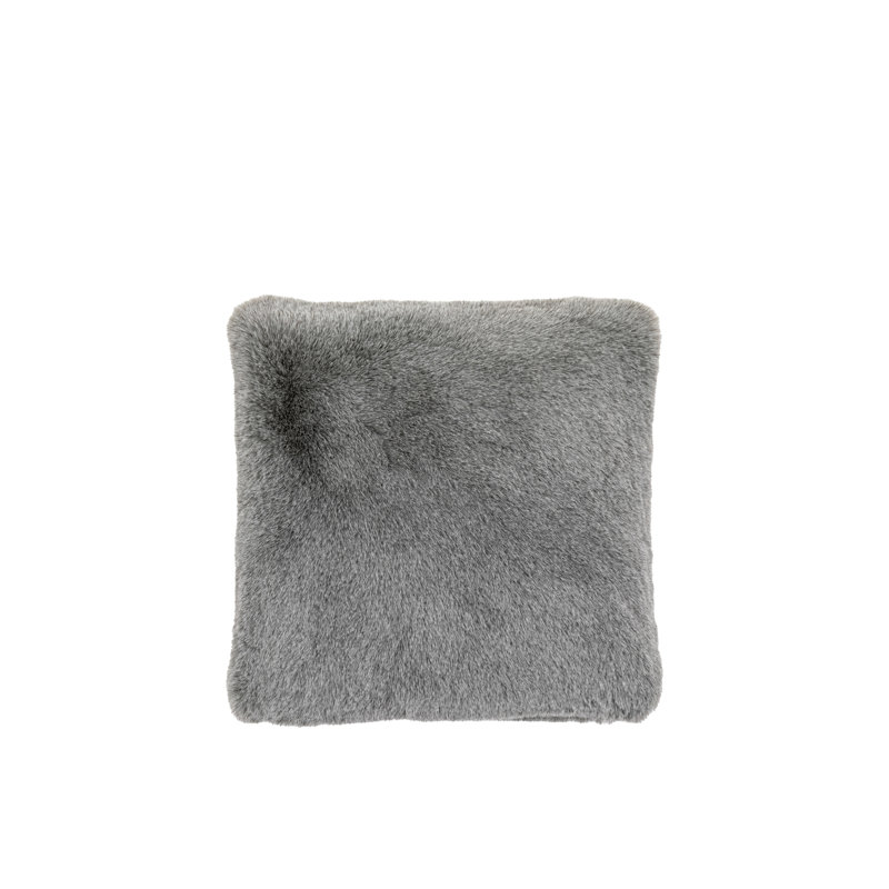 Bernat Grey Square Throw Cushion, 50cm H x 50cm W