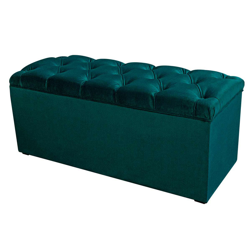 101.6cm Wide Rectangle Footstool Ottoman with Storage