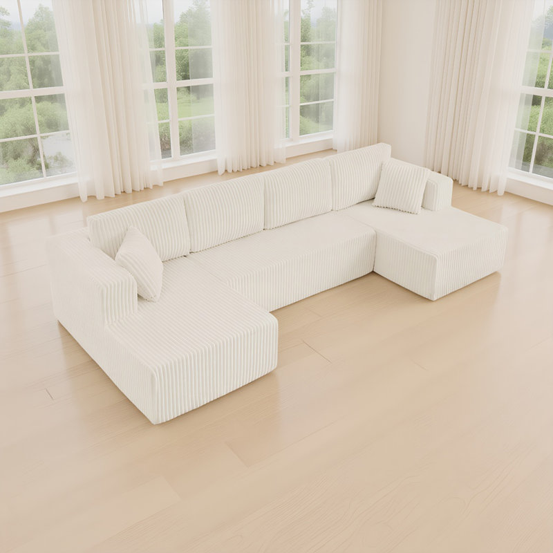 Wrought Studio U Shape Modular Sectional Sofa - Wayfair Canada