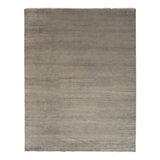 Gray Modern Wool Silk Blend Rug - 11'6" X 14'10"