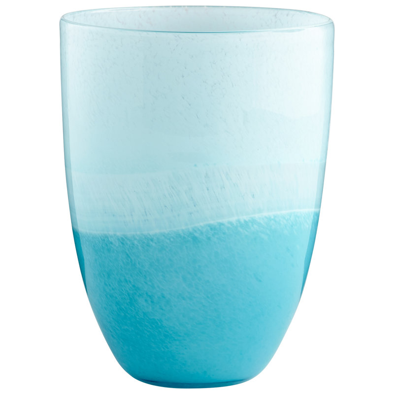 Devotion Glass Table Vase, 9" H x 7" W x 7" D