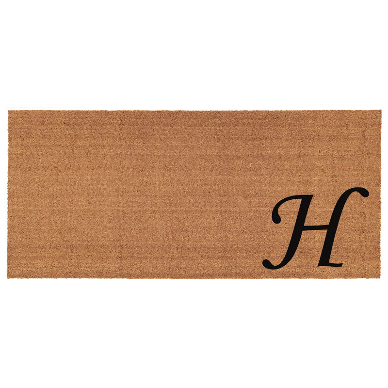 Tapis d'entrée antidérapant Zebrowski, H, Rectangle 2 pi x 4 pi