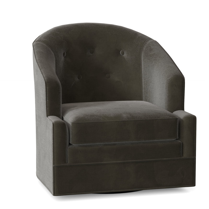 Fauteuil pivotant l 29 po Bryson, Polyester 9953 Loden