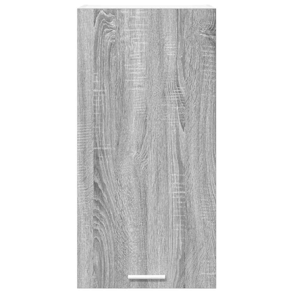 Vidaxl Hanging Cabinet Riga Artisan Oak And White 40 X 31 X 80 Cm