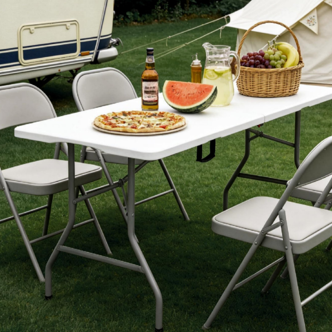 Heavy Duty Folding Table Suitable as Camping, Catering, Trestle