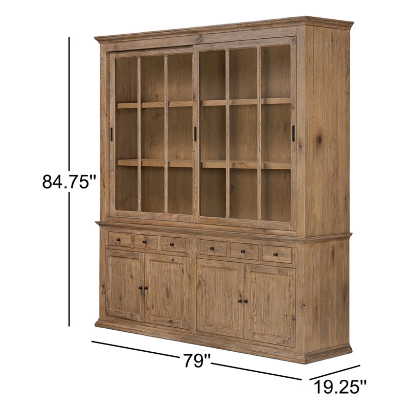 Harding Cabinet-Weathered Oak