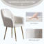 Chaise de travail en velours Rumena-2049392015
