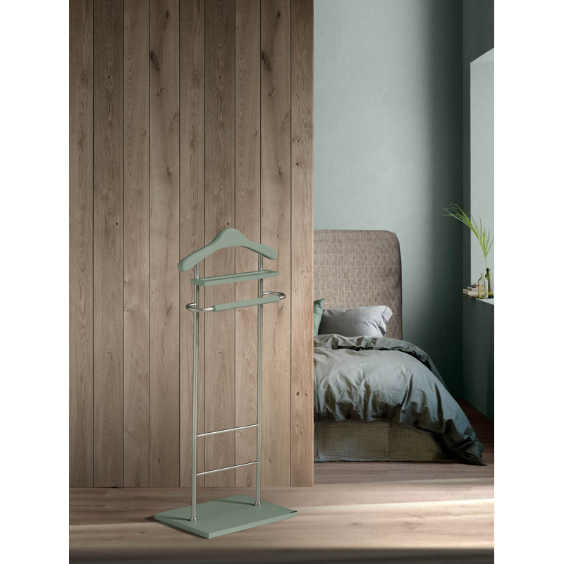 Beeks Freestanding Valet Stand, Green