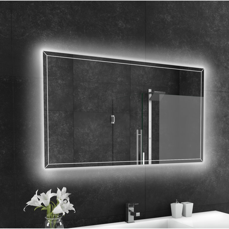 Miroir éclairée à intensité variable Athena, H 28 po x l 48 po, 3000 K
