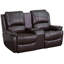 Aird 2-Seat Reclining Pillow Back LeatherSoft Theatre Seating Unit-15331035