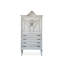 Vaisselier moderne en bois massif blanc