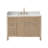 Lala 48" Single Bathroom Vanity with Grain White Engineered Stone Countertop without Mirror-1333020423