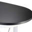 Table portative de style podium portatif, 51,18 po x 18,31 po x 37,4 po, avec étalage de foire avec support, table de bar escamotable pliable avec support de rangement, sac de transport