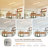 37.4 inch 3000K-6000K LED 5CCT Flush Mount Light
