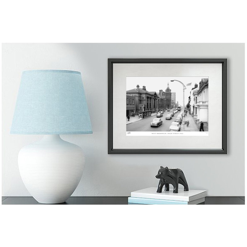 West Bromwich, High Street 1963 - Single Picture Frame Print, 40cm H x 50cm W x 2.3cm D