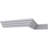 4 1/4"H x 4 1/4"P x 6"F x 94 1/2"L Eris Step Crown Moulding