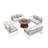 Kae 8 - Person Patio Conversation Set with Cushions-2031973217