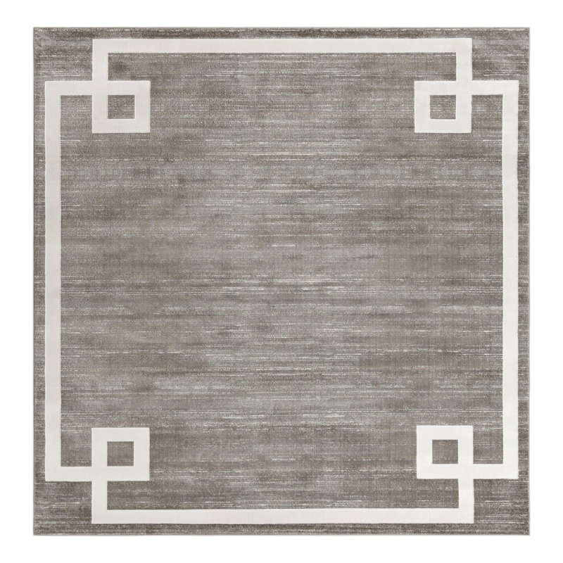 Tapis Hill Uptown par Jill Zarin, Carré 7 pi 10 po