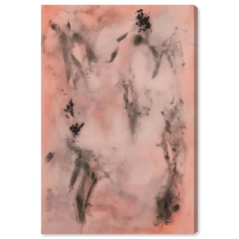 «Ink Wash Canvas Abstract Expressionism» par , H 15 po x l 10 po, Toile tendue