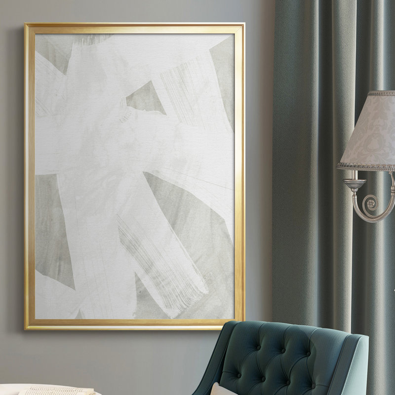 «Stone Brush II», reproduction sur toile encadrée, Or, H 30,5 po x l 22,5 po x P 1 po