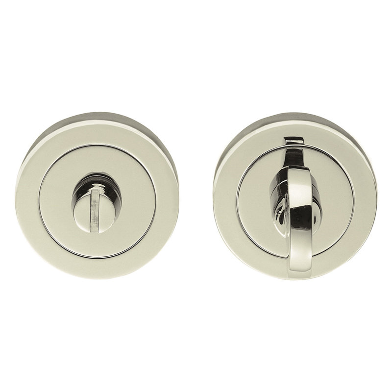 Serozzetta Rose / Rosette, Polished Nickel