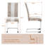 Modern Faux Leather/Suede Upholstered Armless Cantilever Dining Chair with Chrome Base (Set of 2/4/6)-245882848-245882852