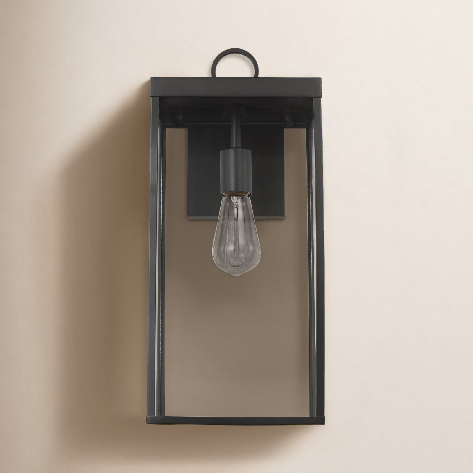 Howell Outdoor Armed Sconce, Antique Bronze, 18.25" H x 8" W x 6.75" D