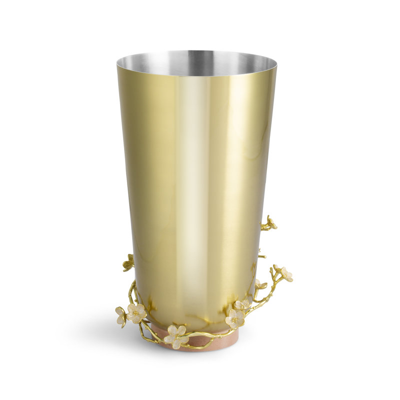 Cherry Blossom Vase, 13.25" H x 7.5" W x 7.5" D