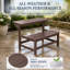 Banc de jardin convertible en PEHD 2 en 1 et table de pique-nique-133682982