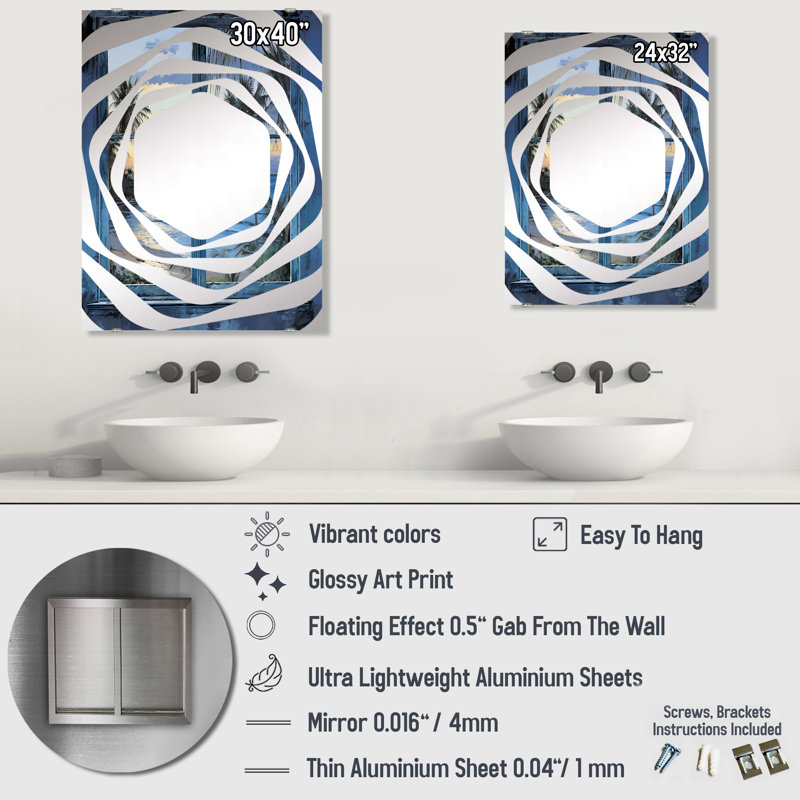 Miroir Kerber, 32 po x 24 po