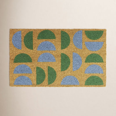 Retro Modern Geometric Non-Slip Doormat