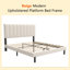 Base de lit tapissier moderne et simple, base de matelas avec lattes en bois, sans sommier requis pour un soutien solide-832182993-832182996