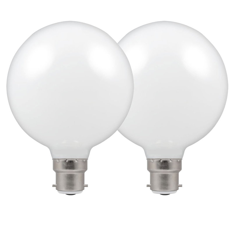 8W BA22d Dimmable LED Globe Light Bulb, 9.5 cm