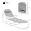 Chaise de bronzage d'extérieur, chaise longue pliante-1247927613