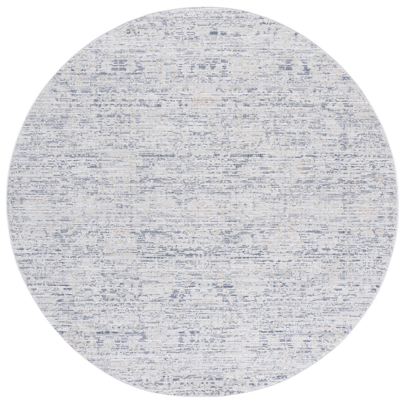 Tapis abstrait Demitz 100 Performance, Rond 6 pi 7 po